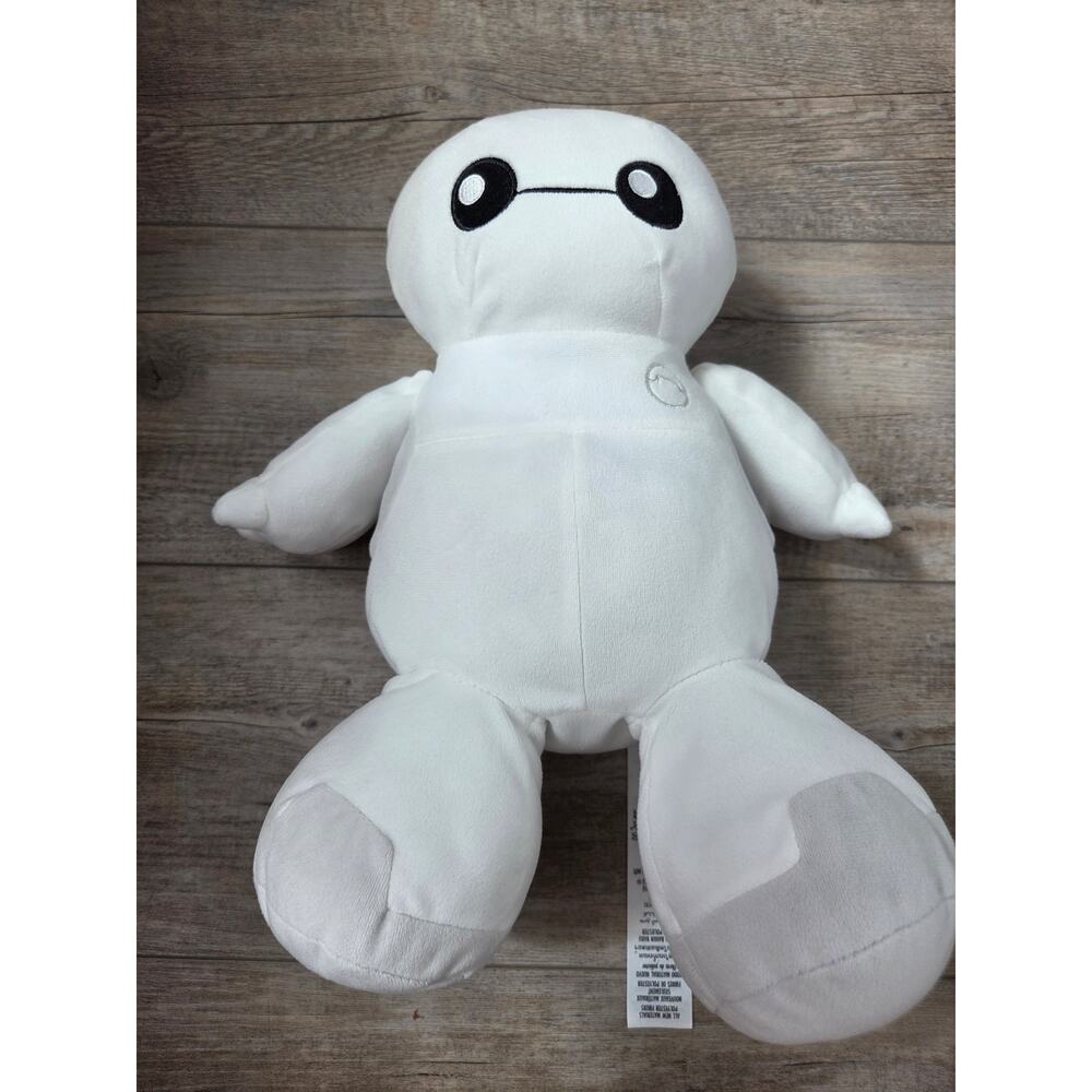 Disney Store Big Hero 6 Baymax Plush Soft Robot 15" Authentic shopDisney Stuffed